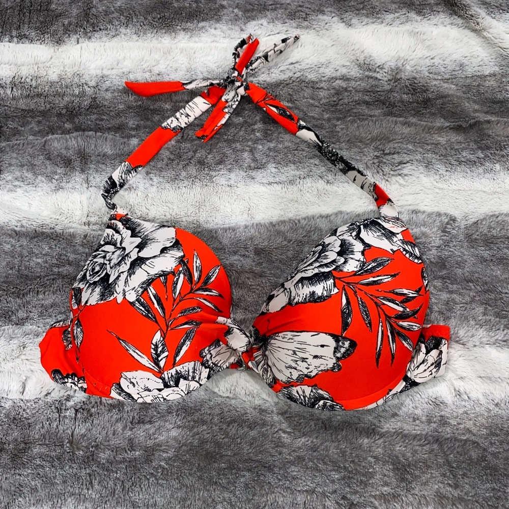 Floral Print Swimsuit Top
